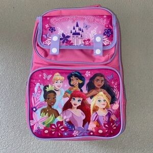 Disney -Princess- 16” Large School Reinforced Backpack Brand New High Quality